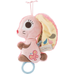 Nici muziekknuffel konijn Hopsalie 2D 20 cm pluche - Roze