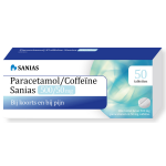 Sanias paracetamol met Coffeine 500mg/50mg