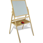 Marionette Schoolbord En Whiteboard Hout - Bruin