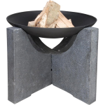 Esschert Design Design Vuurschaal Granito Tafel Rond - Zwart