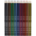 Staedtler kleurpotloden Noris 17,5 cm hout/grafiet 18 stuks