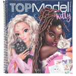 TOPModel kleurboek Moonlight meisjes papier blauw 4 delig