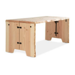 Weltevree Forestry Tafel 405 x 80 cm - Bruin