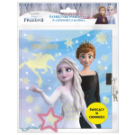 Disney dagboek Frozen II met slot meisjes 17 x 16,5 cm papier