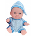 Toi-Toys Toi Toys babypop met kledingset 14 cm blauw