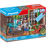Top1Toys Playmobil 70674 Gift Set E-Bike Werkplaats