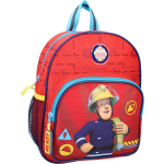 Brandweerman Sam rugzak junior 5 liter polyester/blauw - Rood
