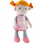 HABA knuffelpop Juna junior 29 cm katoen/polyester/oranje - Roze