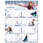 Disney etiketten Frozen 2 zelfklevend wit/blauw 16 stuks