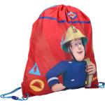 Brandweerman Sam gymtas junior 1,6 liter polyester/blauw - Rood