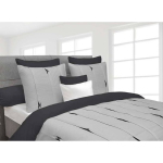 Heckett & Lane Dekbedovertrek Hopper - Zilvergrijs - 200 X 220