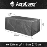 AeroCover Tuintafelhoes B 220 x D 110 cm - Grijs