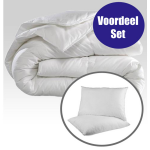 Timzo Voordeelset Enkel Dekbed + Hoofdkussen-240 X 220 Cm - Wit