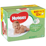 Huggies Billendoekjes Babydoekjes Natural Care - 672 Stuks voordeelverpakking