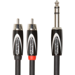 Roland RCC-5-TR2RV2 verloopkabel 1x 6.35mm TRS naar 2x RCA 1.5 meter