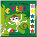 Het Wilde Dieren Verf Doeboek - (set van 4)