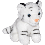 Wild Republic knuffel witte tijger junior 13 cm pluche