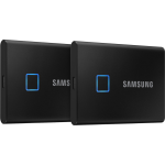 Samsung T7 Touch Portable SSD 2TB - Duo Pack - Zwart