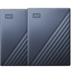 Western Digital WD My Passport for Mac Type C 2TB - Duo pack - Blauw