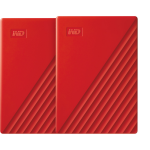 Western Digital WD My Passport 4TB Red - Duo pack
