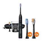 Philips Sonicare DiamondClean Smart HX9917/89 + All-in-one (2 stuks) + Gum Care (4 stuks)