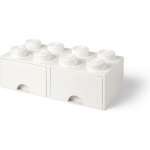 Lego Brick 8 Opberglade - - Blanco