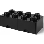 Lego Brick 8 Opberglade - - Zwart