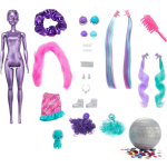 Barbie tienerpop Color Reveal Glitter 39,4 cm turquoise 25 delig - Paars