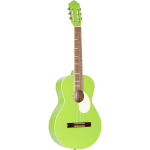 Ortega Gaucho Series RGA-GAP Green Apple 4/4-formaat klassieke gitaar met gigbag