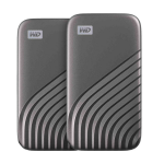 Western Digital WD My Passport 2TB SSD Space Grey - Duo Pack