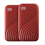 Western Digital WD My Passport 2TB SSD Red - Duo Pack