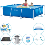 Intex Frame Pool Rechthoekig 220x150x60 Cm - 7-delig - Zwembad Set - Blauw