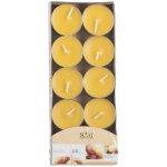 10x Geurtheelichtjes Mango/ 3,5 Branduren - Geurkaarsen - Geel