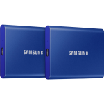 Samsung Portable SSD T7 2TB - Duo Pack - Blauw