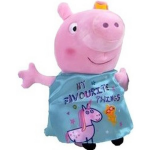 Pluche Peppa Pig/big Knuffel In Mintgroene Pyjama 28 Cm Speelgoe - Knuffeldier - Roze