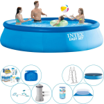 Intex Easy Set Rond 457x107cm - Zwembad Inclusief Accessoires - Blauw
