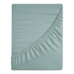 Ten Cate Premium 100% Katoen Satijnen Hoeslaken - 160x200 - Mineral Mint - Groen