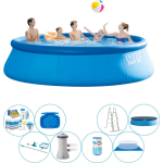 Intex Easy Set Rond 457x122 Cm - Zwembad Met Accessoires - Blauw