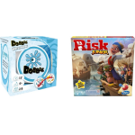 Hasbro Spellenset - Bordspel - 2 Stuks - Dobble Beach & Risk Junior