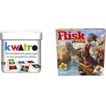 Hasbro Spellenset - Bordspel - 2 Stuks - Kwatro & Risk Junior