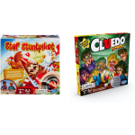 Hasbro Spellenset - Bordspel - 2 Stuks - Stef Stuntpiloot & Cluedo Junior