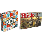 Spellenbundel - Bordspel - 2 Stuks - Nl/fr & Hasbro Risk - Blauw