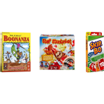 999Games Spellenbundel - Kaartspellen - 3 Stuks - Boonanza & Skip-bo & Stef Stuntpiloot