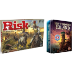 Spellenbundel - Bordspel - 2 Stuks - Hasbro Risk & Het Verboden Eiland