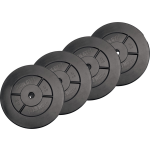 Iron Gym 20 Kg Schijven Set, 4 X 5kg - 25 Mm - Zwart