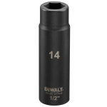 DeWalt Impact dop 14mm 1/2" (Lang - 78mm) - DT7548-QZ