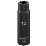 DeWalt Impact dop 12mm 1/2" (Lang - 78mm) - DT7546-QZ