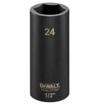 DeWalt Impact dop 24mm 1/2" (Lang - 78mm) - DT7557-QZ