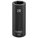 DeWalt Impact dop 20mm 1/2" (Lang - 78mm) - DT7554-QZ