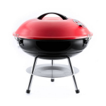 Ronde Houtskool Barbecue - 36 Cm - Rode Bbq - Rood